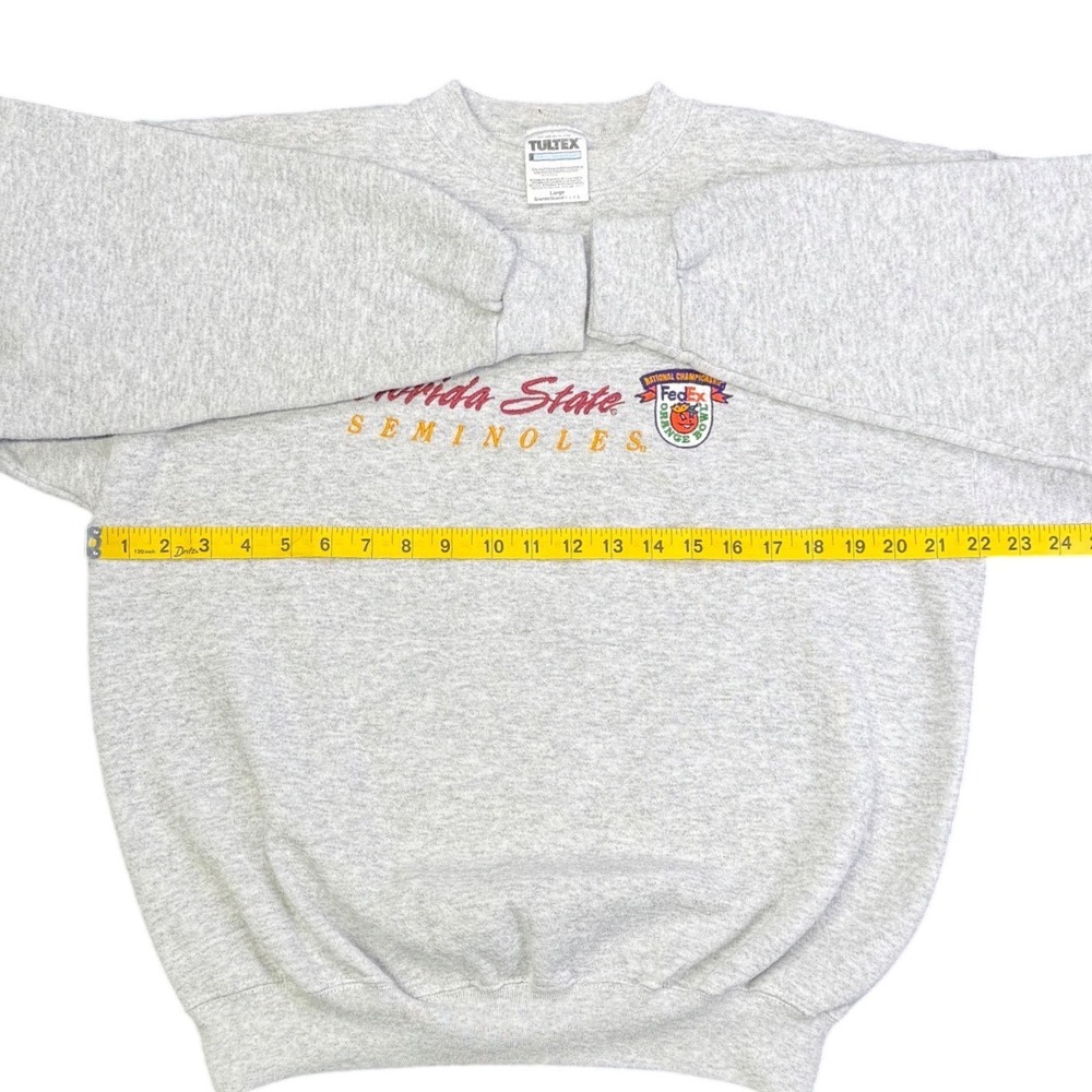 Florida State Seminoles Tultex Sweatshirt Orange Bowl National Championship L - Picture 6 of 6